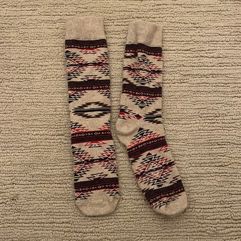Aztec crew socks